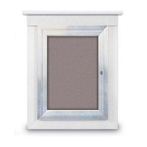 Sliding Glass Enclosed Letterboard, 72"x3